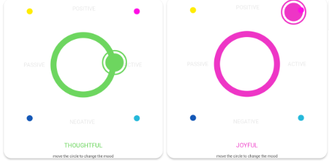 Mood setter UI
